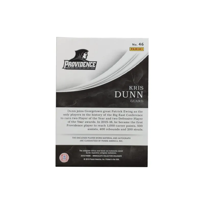 PANINI IMM Collection Dunn RPA Sports Cards 1 Pc-1