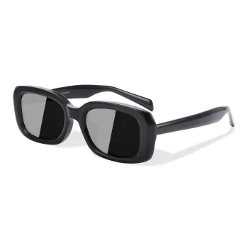 PULAIS Plate Frame Square Sunglasses Unisex Multicolor