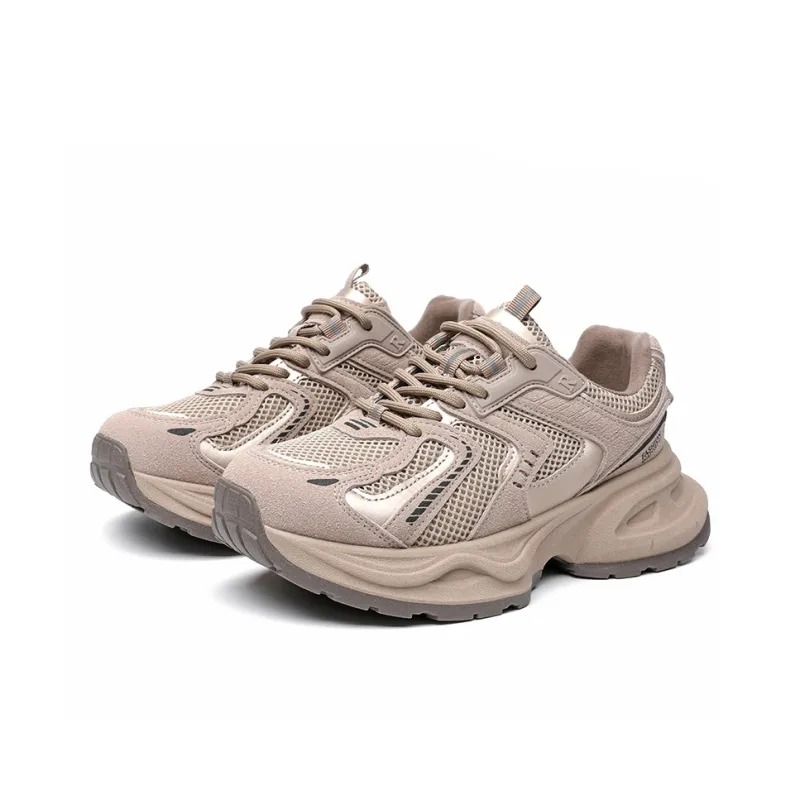ABIDJAN Breathable Lightweight Low Top Chunky Sneakers Women's-26