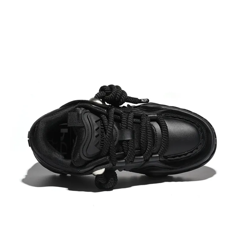 DY Red Eye Collection Puffy Shoes Unisex Black-3