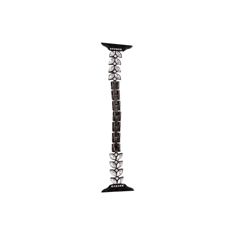 NCFCK Watch Band Apple Compatibility Rhinestone Embellished Mermaid Diamond Chain Material-0