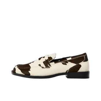ZARA Loafers 2cm Women's White Brown