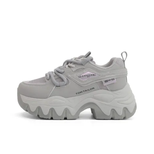TOM TAILOR Cushioning Breathable Support Height Increasing Low Top Chunky Sneakers Women's