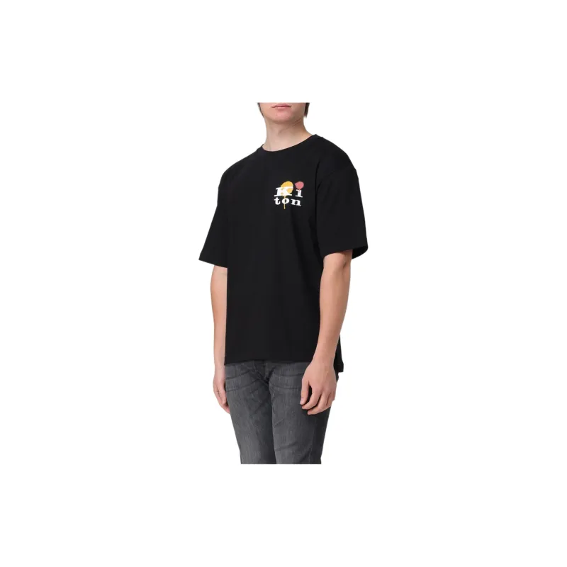 KITON T Shirts Men Black-1