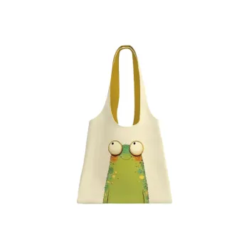 AOSONG Suede Tech Fabric Shoulder Bag Regular Unisex Yellow Green