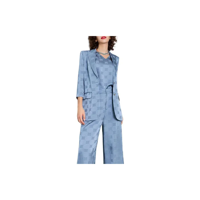 BESIONIA SS23 Suit Trouser Women's Blue-2