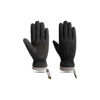 TANLU Riding Equipment Cycling Glove Outdoor Men's Leather Fleece
