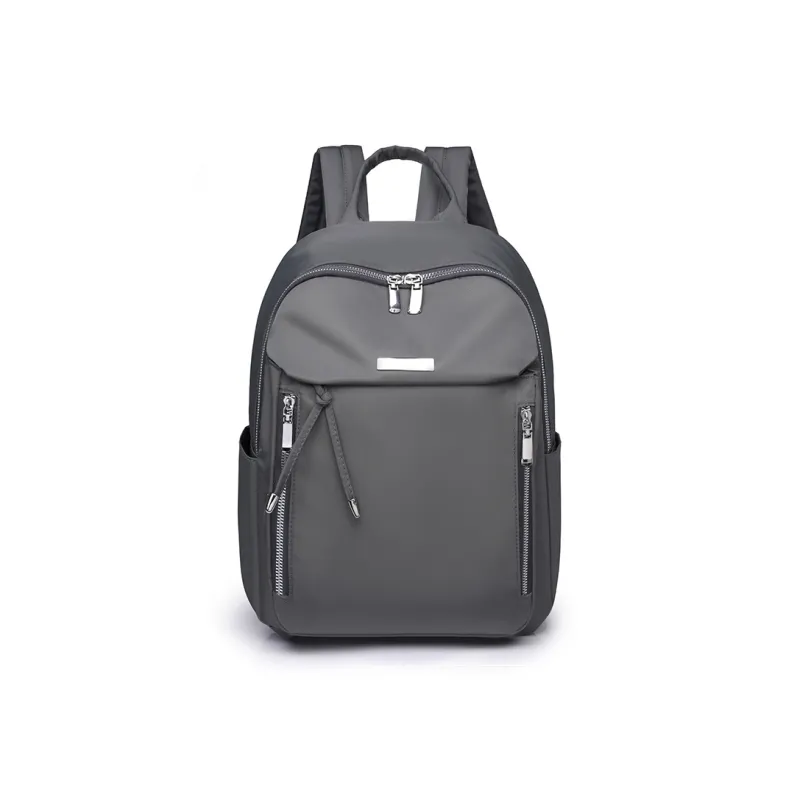 SUN ERATH&U Nylon Backpack Women's White/Dark Gray/Black-2