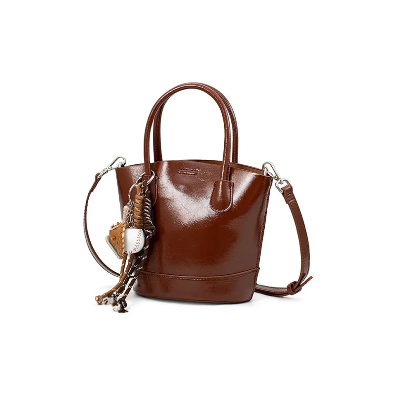 Vigno Synthetic Leather Handbags Shoulder Bag Crossbody Bag Regular Women's Red-7
