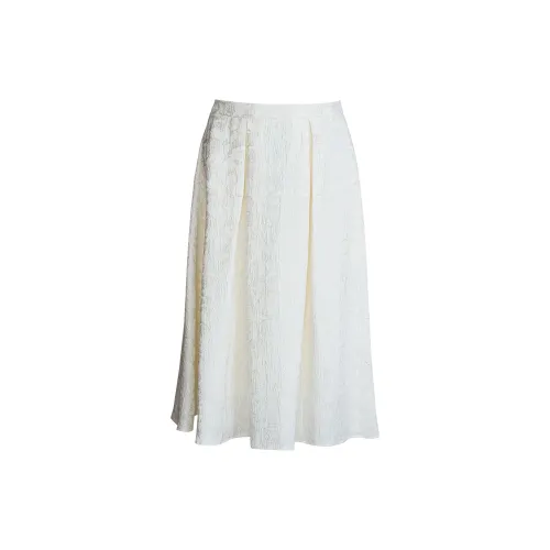 ROEYSHOUSE Casual Long Skirts Women's Off White