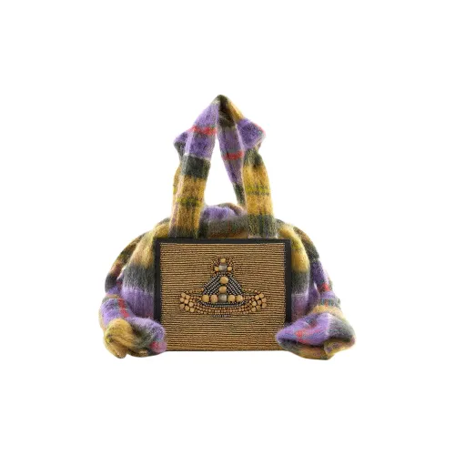 Vivienne Westwood Wool Handbag Medium Size Women's Multicolor