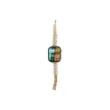 Rhinestone-Embellished Mermaid Diamond Chain ~ Gold