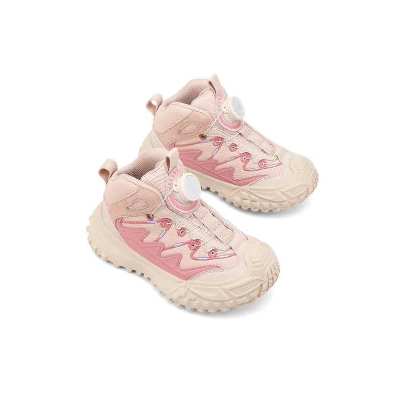 Jeep Slip-Resistant Cushioning Wear-Resistant Support Kids Lifestyle Shoes Snowflake Pink Kids'-3