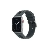 Square Cut-Out Silicone Strap, Gray