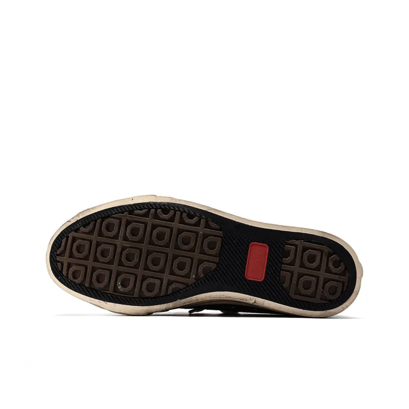 Fang Sanhuo Wear Resistant Slip Resistant Low Top Skateboard Shoes Unisex Brown-6