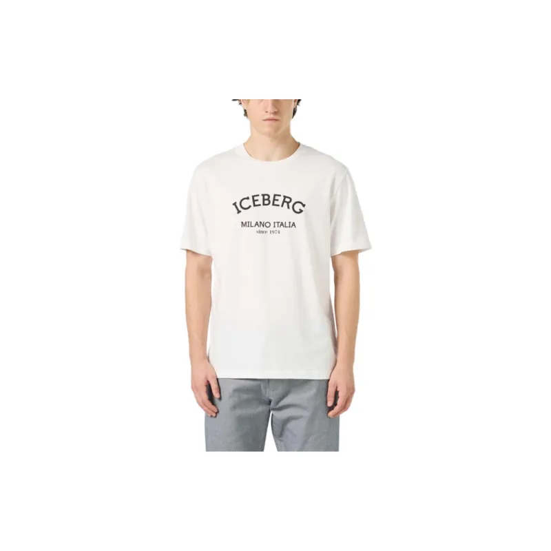 Iceberg Logo print T shirt-3