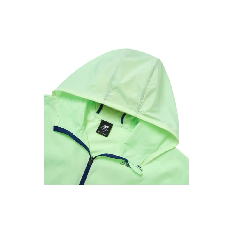 New Balance Jackets Women's Neon Green-4