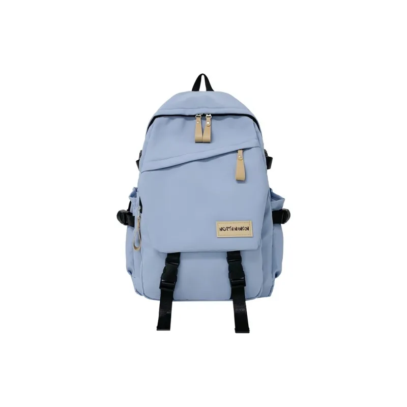 SUN ERATH&U Composite Cloth Backpack Unisex White/Black/Red/Blue-7