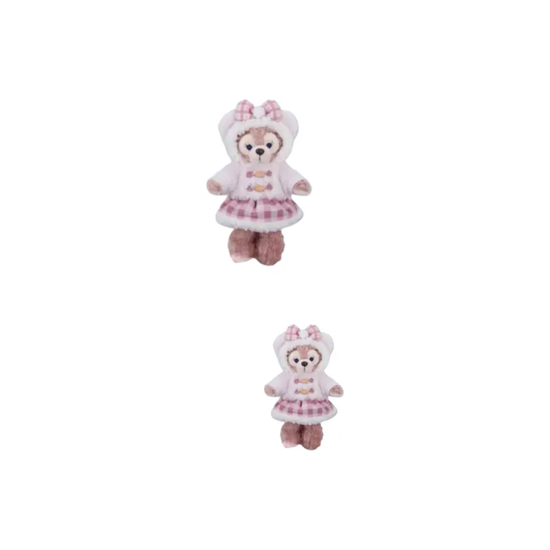 Disney ShellieMay 2019 Winter Day Collection, Standing Pose Dolls Plush Pendant 14cm Height-3