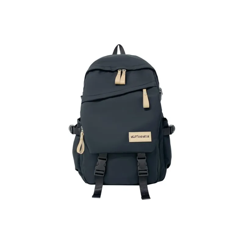 SUN ERATH&U Composite Cloth Backpack Unisex White/Black/Red/Blue-3