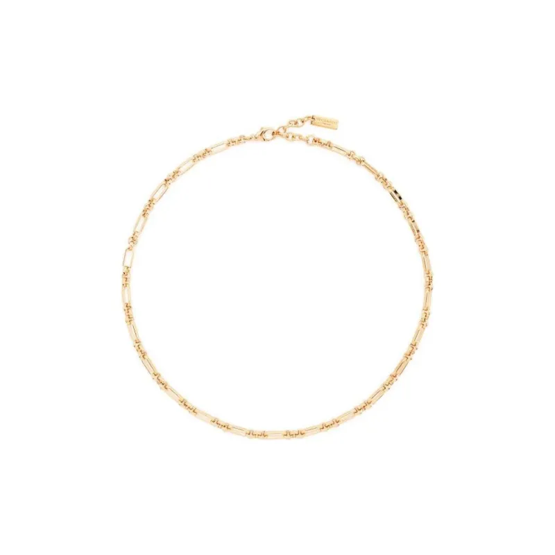SAINT LAURENT Figaro chain Polished Necklace-0