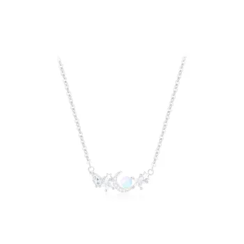 PRETTY DIARY Zircon Necklaces Women's