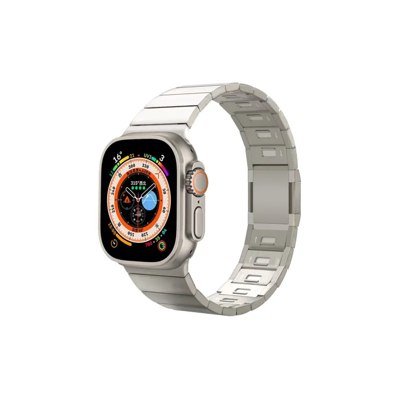 MSSM Watch Band Apple Compatibility Stainless Steel Material-3