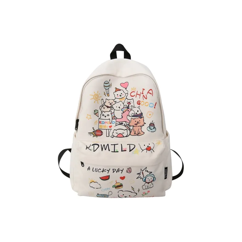 Dusen Kangaroo Nylon Backpack Large Size Unisex Multicolor-0