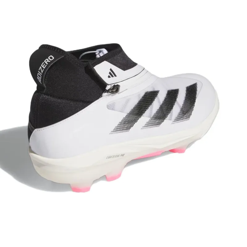 Adidas ADIZERO IMPACT+ Anti Slip Wear Resistant High Top Training Shoes Men's White Black-3