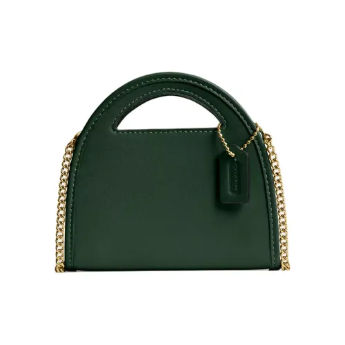 COACH Originals Leather Card Holder Mini Women's Hunter Green