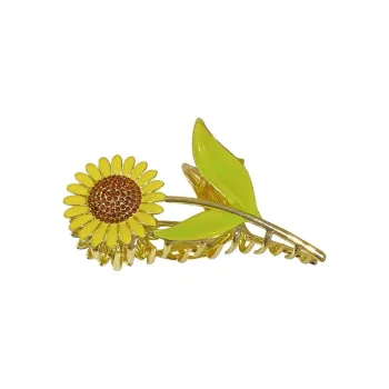 Water Jade Alloy Hair Clips Women's