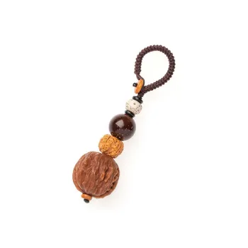 Red All Year Round Walnuts Keychains Unisex
