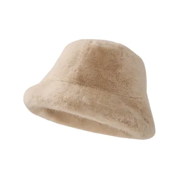BSELEON Plush Bucket Hats Women's