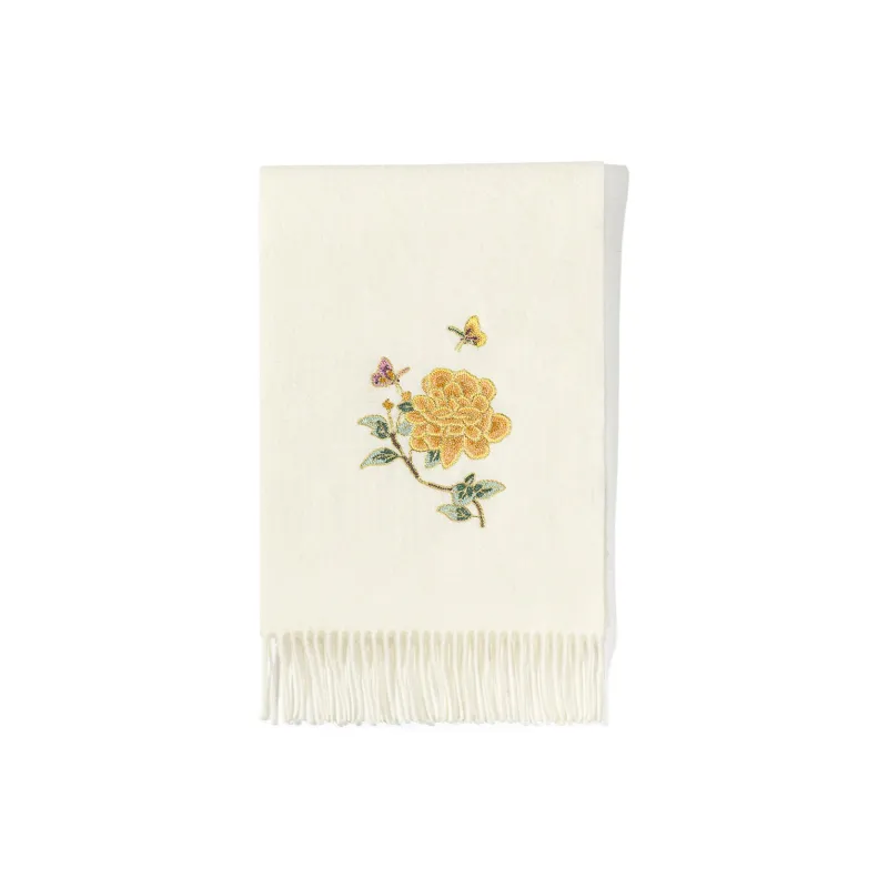 Shanghai Story Sheep Wool Knit Scarves Women's Butterfly Love-11