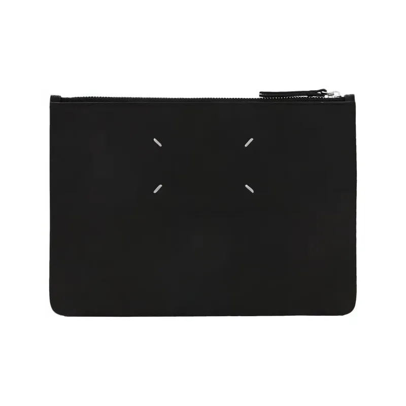 Maison Margiela Calfskin Clutch Small Size Men's Black-0