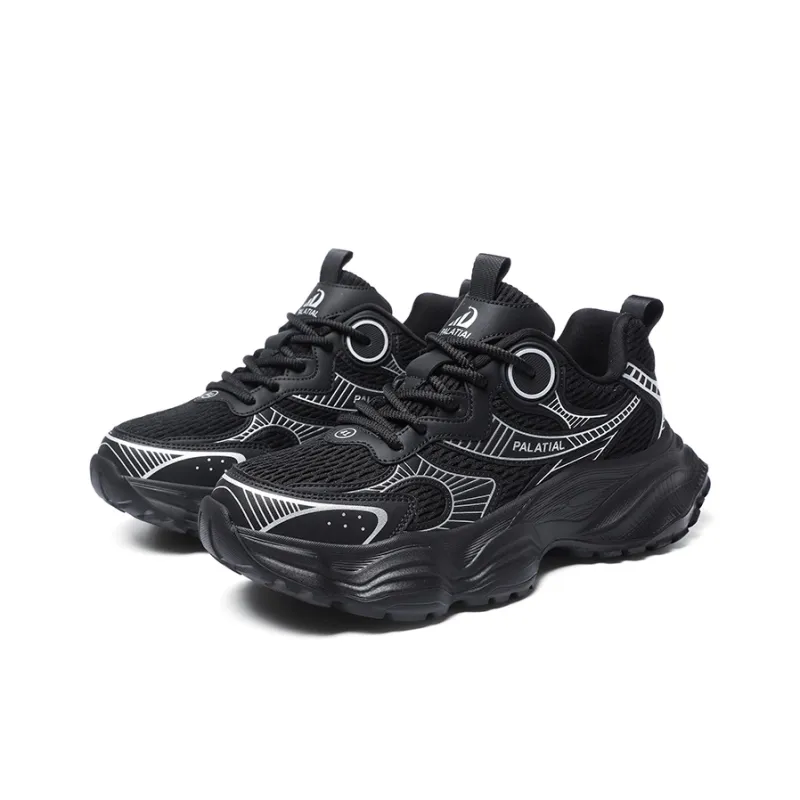 PALATIAL Trendy Casual Vintage Classic Warm Thickened Shoes Platform Comfortable Commute Low Top Chunky Sneakers Unisex-9