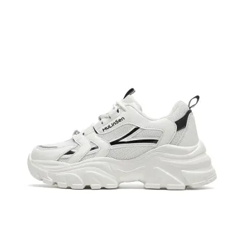 Mulinsen Anti Slip And Wear Resistant Lightweight Low Top Chunky Sneakers Women's