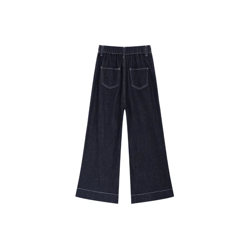 PZGE Jeans Women's Denim Blue Ankle Length-1