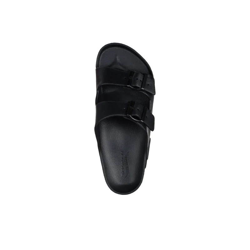 Skechers Foamies Slip Resistant Abrasion Resistant Slide Slippers Men's Black-3