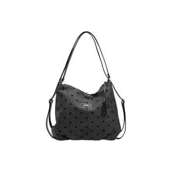 Morellybear Fabric Shoulder Bags Handbags Regular Women's Polka Dot Bow Style/Large Polka Dot Style