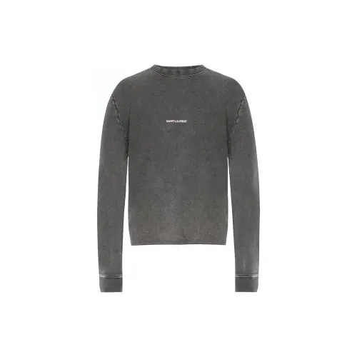 SAINT LAURENT Sweatshirts Women's Gray Black