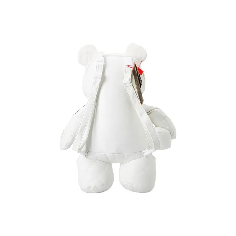 SPRAYGROUND PU Backpack Trumpets Unisex White-3