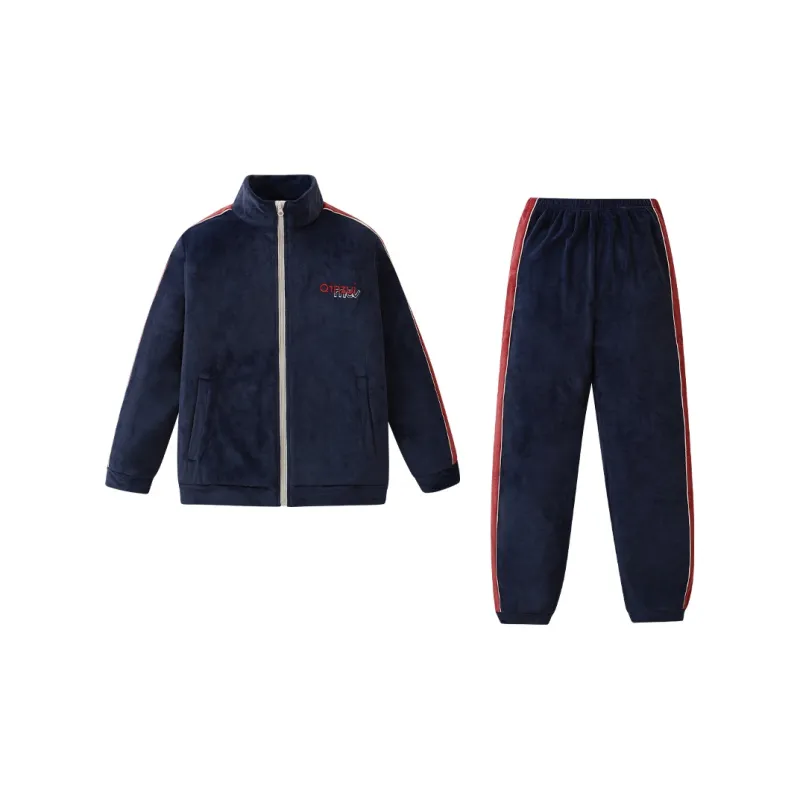 QINZUIMAO Pajama Set Women's Azure Blue-0