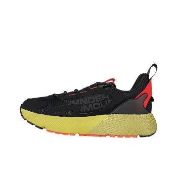 Under Armour HOVR Mega 2 Anti Slip Wear Resistant Low Top Casual Running Shoes Unisex Black
