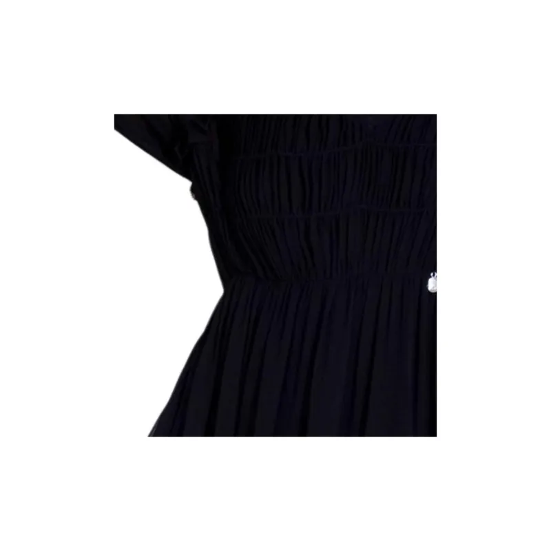 BESIONIA SS23 Long Sleeved Dresses Women's Black-7