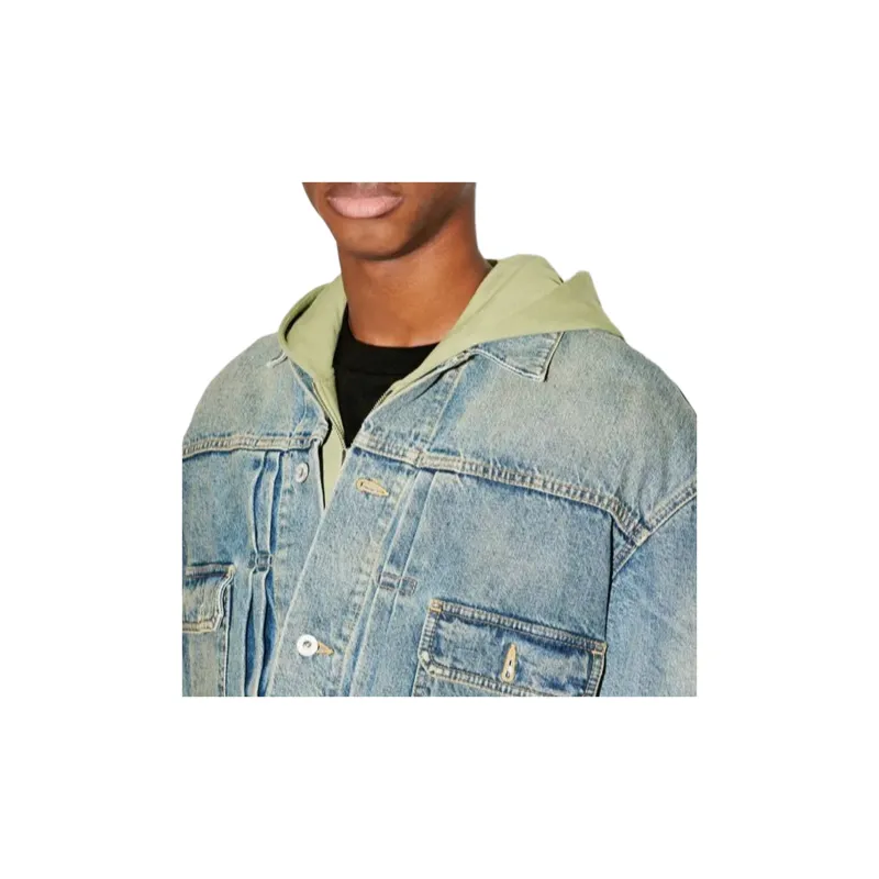 KENZO Button Up Denim Trucker Jacket-5