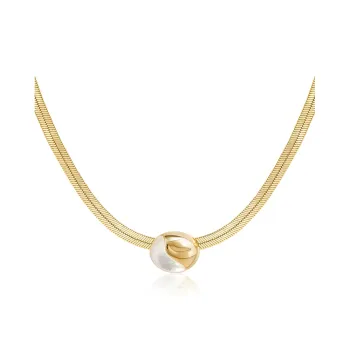 Amber Lollipop Mother Of Pearl Necklaces Women's