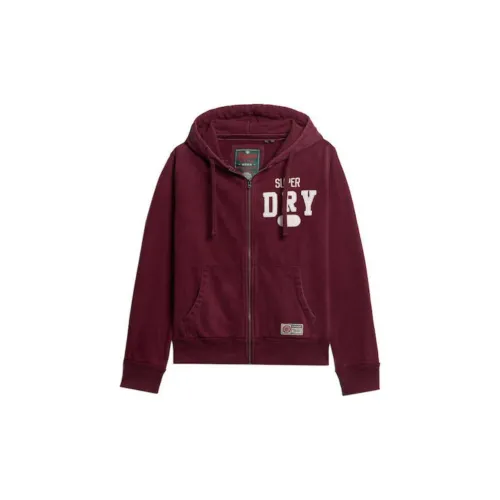 SUPERDRY Jackets Men Burgundy