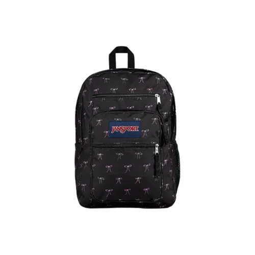 JanSport Recycled Polyester Backpack Large Size Unisex Black