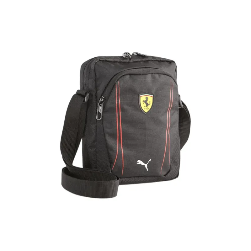 PUMA Ferrari Ferrari Collaboration Polyester Shoulder Bag Crossbody Bag Unisex Black-0